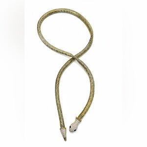 Gold-Tone Snake Chain Necklace